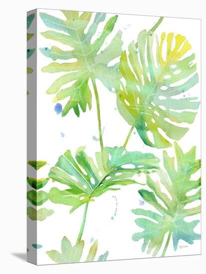 Watercolour Tropical Pattern 1-Mary Escobedo-Stretched Canvas