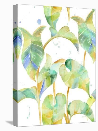 Watercolour Tropical Pattern 2-Mary Escobedo-Stretched Canvas