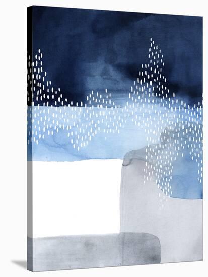 Waterfall Abstract I-Grace Popp-Stretched Canvas