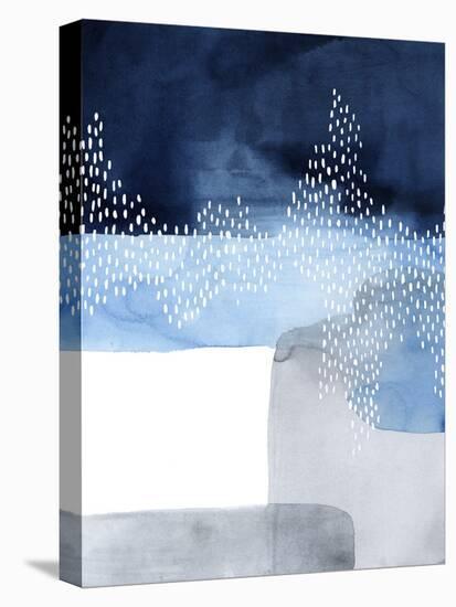 Waterfall Abstract I-Grace Popp-Stretched Canvas