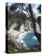 Waterfall and Beach at Julia Pfeiffer Burns State Park, Near Big Sur, California-Donald Nausbaum-Premier Image Canvas