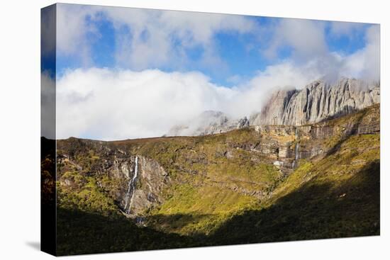 Waterfall, Andringitra National Park, Ambalavao, central area, Madagascar, Africa-Christian Kober-Premier Image Canvas