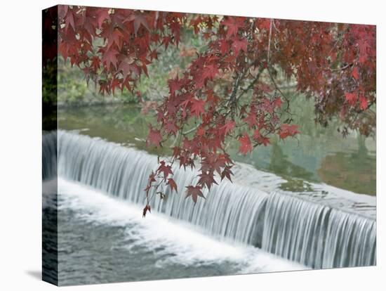 Waterfall, Arashiyama, Kyoto, Japan-Rob Tilley-Premier Image Canvas