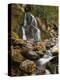 Waterfall Cascading over Rocks-Robert Glusic-Premier Image Canvas