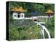 Waterfall, Changshun Tzu Water Temple, Taroko Gorge National Park, Taiwan, China-Christian Kober-Premier Image Canvas