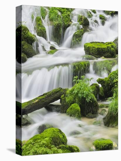 Waterfall Detail, Cirque De La Consolation, Doubs, France-Rainer Mirau-Premier Image Canvas