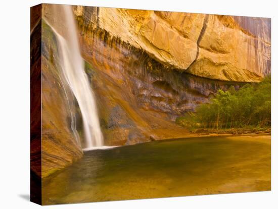 Waterfall, Grand Staircase Escalante National Monument, Utah, USA-Jay O'brien-Premier Image Canvas