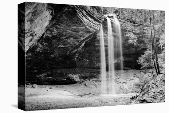 Waterfall, Hocking Hills State Park, Ohio-null-Stretched Canvas