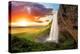 Waterfall, Iceland - Seljalandsfoss-TTstudio-Premier Image Canvas