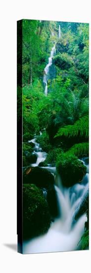 Waterfall in a Forest, Dartmoor, Devon, England-null-Premier Image Canvas