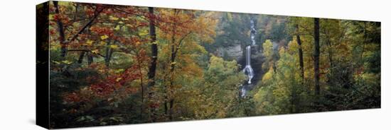 Waterfall in a Forest, Raven Cliff Falls, Sumter National Forest, South Carolina, USA-null-Premier Image Canvas