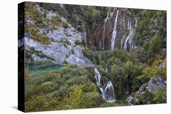 Waterfall (Kroat. Veliki Slap), Plitvice Lakes NP (Croatian: Nacionalni Park Plitvi?ka Jezera)-Karine Aigner-Premier Image Canvas