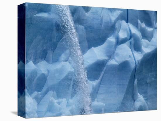 Waterfall on Glacier on Spitsbergen-Hans Strand-Premier Image Canvas