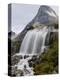 Waterfall, Prince Christian Sund, Greenland, Arctic, Polar Regions-null-Premier Image Canvas