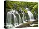 Waterfall Purakaunui Falls, New Zealand-Frank Krahmer-Stretched Canvas