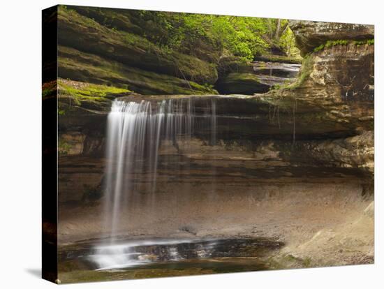 Waterfalls in Lasalle Canyon in Starved Rock State Park, Illinois, Usa-Chuck Haney-Premier Image Canvas