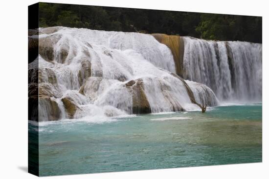 Waterfalls, Rio Tulija, Aqua Azul National Park, Near Palenque, Chiapas, Mexico, North America-Richard Maschmeyer-Premier Image Canvas