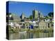 Waterfront at Fowey, Cornwall, England, UK-Julia Bayne-Premier Image Canvas