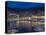 Waterfront at Night, Monte Carlo, Principality of Monaco, Cote d'Azur, Mediterranean, Europe-Sergio Pitamitz-Premier Image Canvas