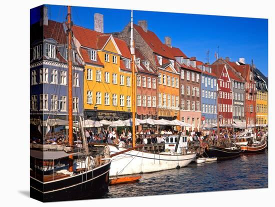 Waterfront District, Nyhavn, Copenhagen, Denmark, Scandinavia, Europe-Gavin Hellier-Premier Image Canvas