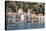 Waterfront Houses and Church, Dodecanese Islands-Ruth Tomlinson-Premier Image Canvas