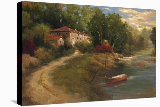 Waterfront Mediterranean Villa-Kanayo Ede-Stretched Canvas