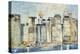 Waterfront Skyline-Jill Martin-Stretched Canvas