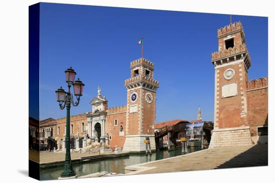 Watergate to the Arsenal of Venice, Venice, UNESCO World Heritage Site, Veneto, Italy, Europe-Hans-Peter Merten-Premier Image Canvas