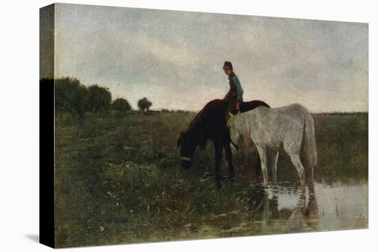 Watering Horses, 1871, (1913)-Anton Mauve-Premier Image Canvas