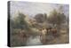 Watering Time-Myles Birket Foster-Premier Image Canvas