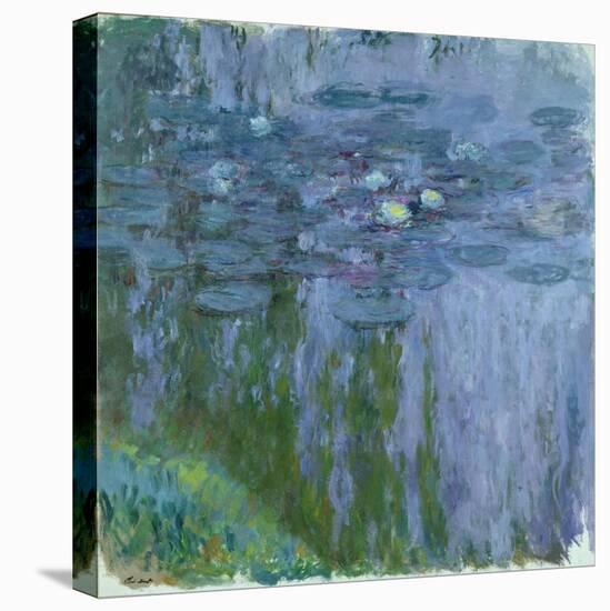 Waterlilies, 1916-19-Claude Monet-Premier Image Canvas