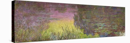 Waterlilies at Sunset, 1915-26 (Oil on Canvas)-Claude Monet-Premier Image Canvas