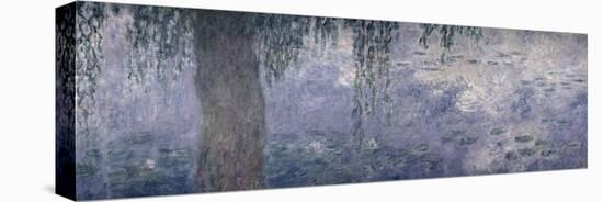 Waterlilies: Morning with Weeping Willows, 1914-18 (Right Section)-Claude Monet-Premier Image Canvas