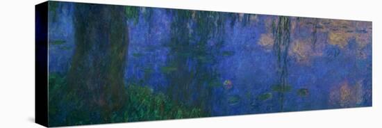 Waterlilies, Morning with Willows-Claude Monet-Premier Image Canvas