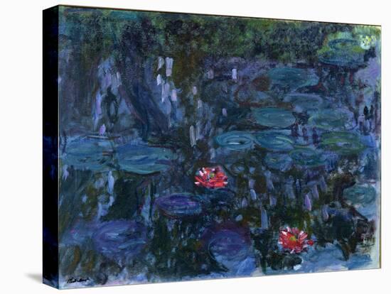 Waterlilies with Reflections of a Willow Tree, 1916-19-Claude Monet-Premier Image Canvas