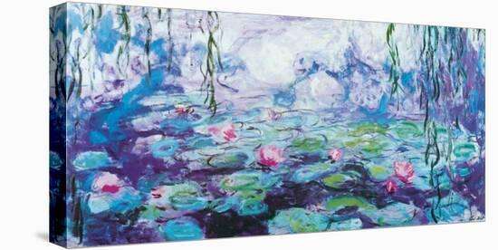 Waterlilies-Claude Monet-Stretched Canvas