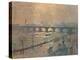 'Waterloo Bridge - A Rainy Day', c1917-Emile Claus-Premier Image Canvas