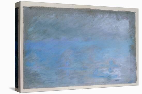 Waterloo Bridge, Brouillard, Pastel on Blue Paper 1901-Edgar Degas-Premier Image Canvas