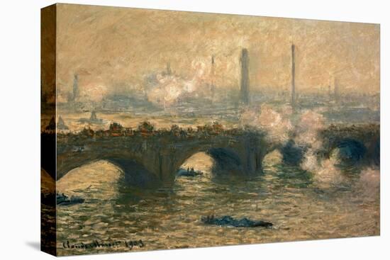 Waterloo Bridge, Gray Day, 1903-Claude Monet-Premier Image Canvas