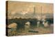 Waterloo Bridge, Gray Day, 1903-Claude Monet-Premier Image Canvas