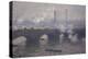 Waterloo Bridge: Gray Day-Claude Monet-Premier Image Canvas