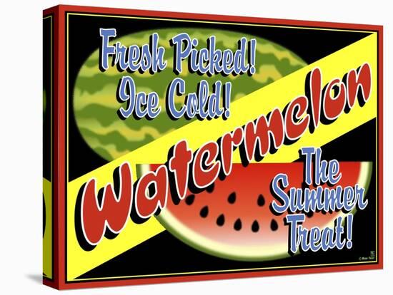 Watermelon Crate Label-Mark Frost-Premier Image Canvas