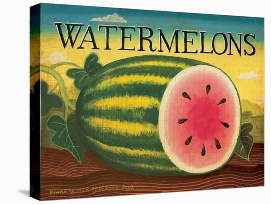 Watermelons-Diane Pedersen-Stretched Canvas