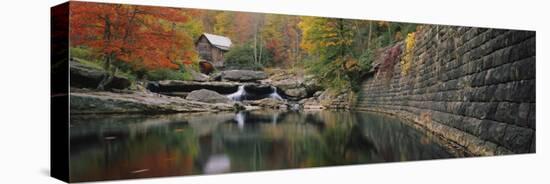 Watermill in a Forest, Glade Creek Grist Mill, Babcock State Park, West Virginia, USA-null-Premier Image Canvas