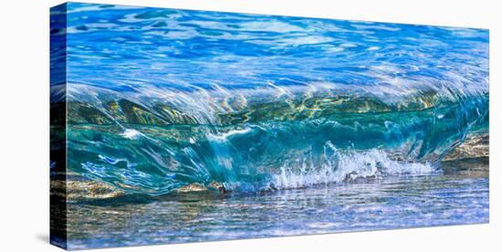 Wave breaking on the beach, Haena, Kauai, Hawaii, USA-Mark A Johnson-Premier Image Canvas