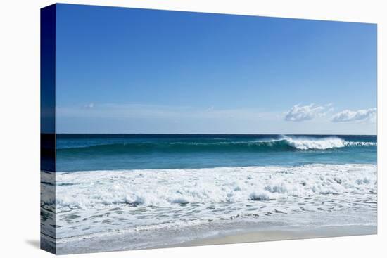 Waves Breaking at Beach-Norbert Schaefer-Premier Image Canvas