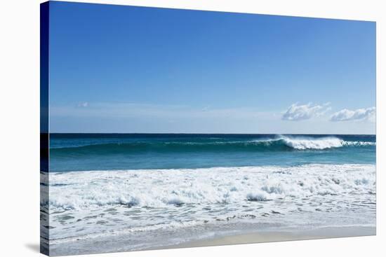 Waves Breaking at Beach-Norbert Schaefer-Premier Image Canvas