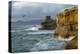 Waves Crashing Along Cape Kiwanda. Pacific City, OR-Justin Bailie-Premier Image Canvas