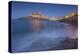 Waves frame the village perched on promontory at dusk, Castelsardo, Gulf of Asinara, Italy-Roberto Moiola-Premier Image Canvas