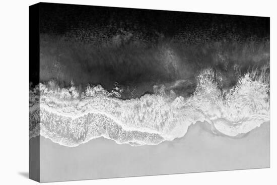 Waves in Black and White-Maggie Olsen-Stretched Canvas